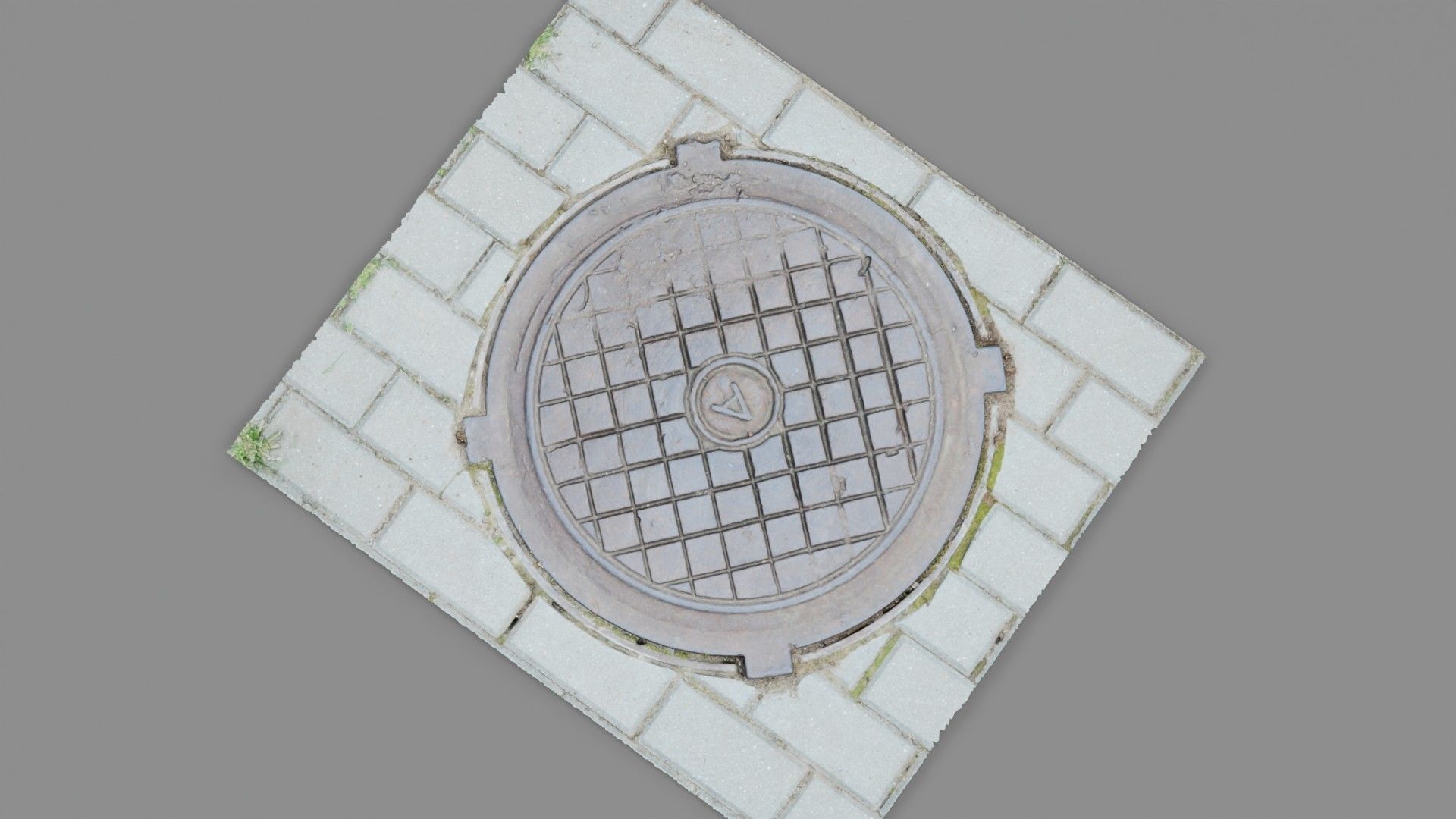Cover manhole 03 high-poly 3D model_31