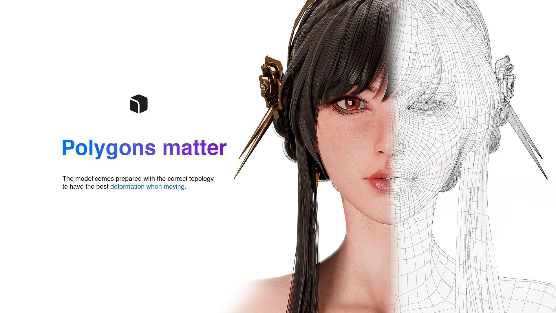 Yor Forger - Game Ready low-poly 3d model UE4 Low-poly 3D model_8