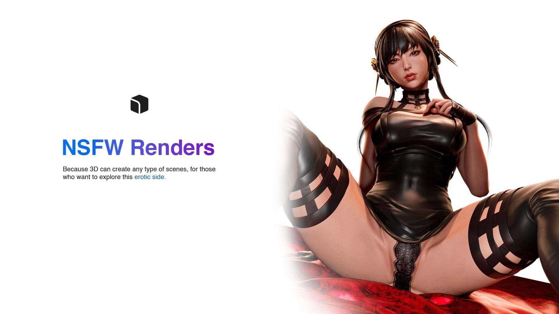 Yor Forger - Game Ready low-poly 3d model UE4 Low-poly 3D model_11