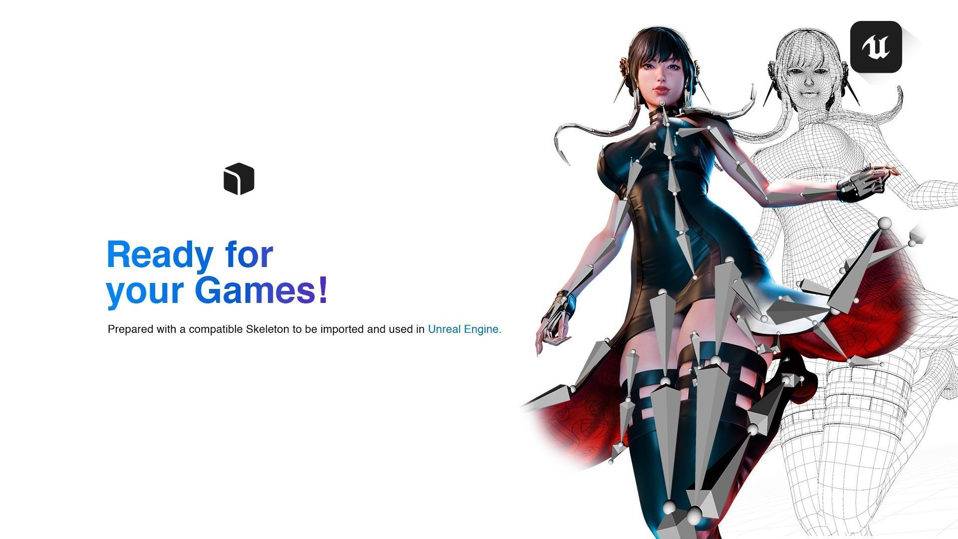 Yor Forger - Game Ready low-poly 3d model UE4 Low-poly 3D model_10