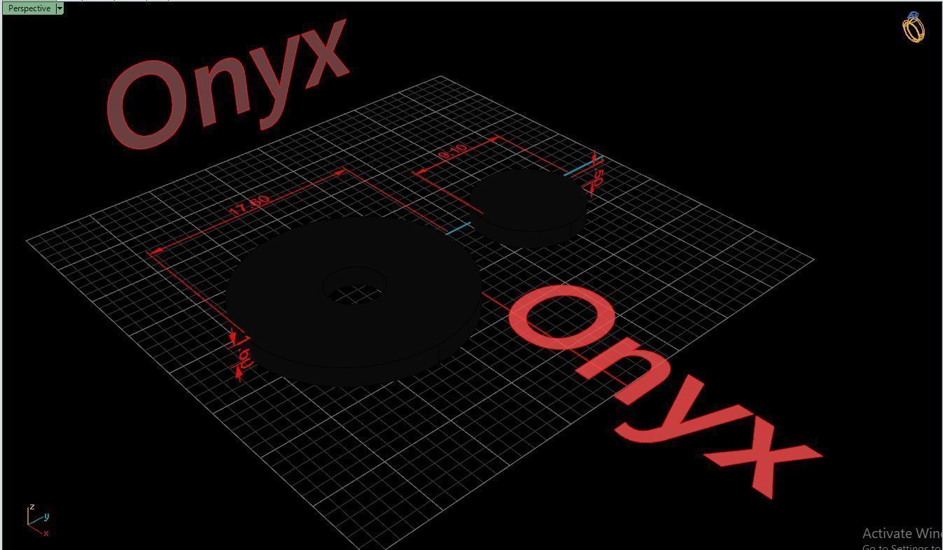 Earring E18 The luxury female earring with gems 3D print model_30