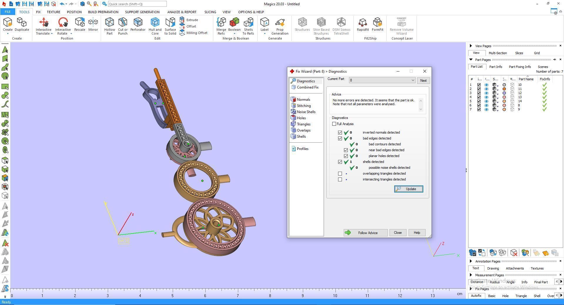 Earring E18 The luxury female earring with gems 3D print model_44