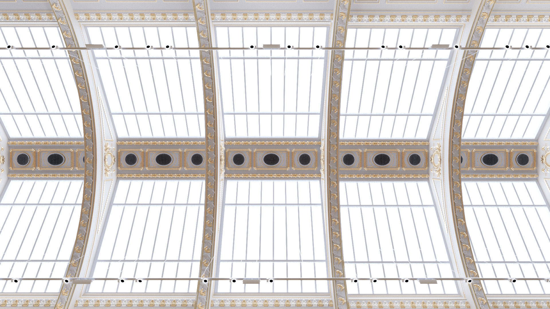 Museum Interior - London National Gallery - Room 9 Interior 3D model_9