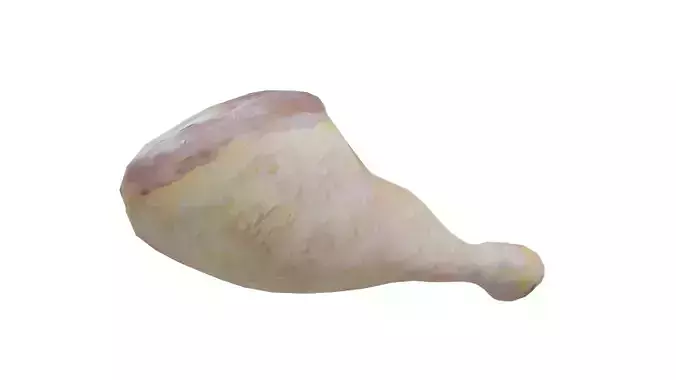 Chicken Thigh Low-poly 3D model