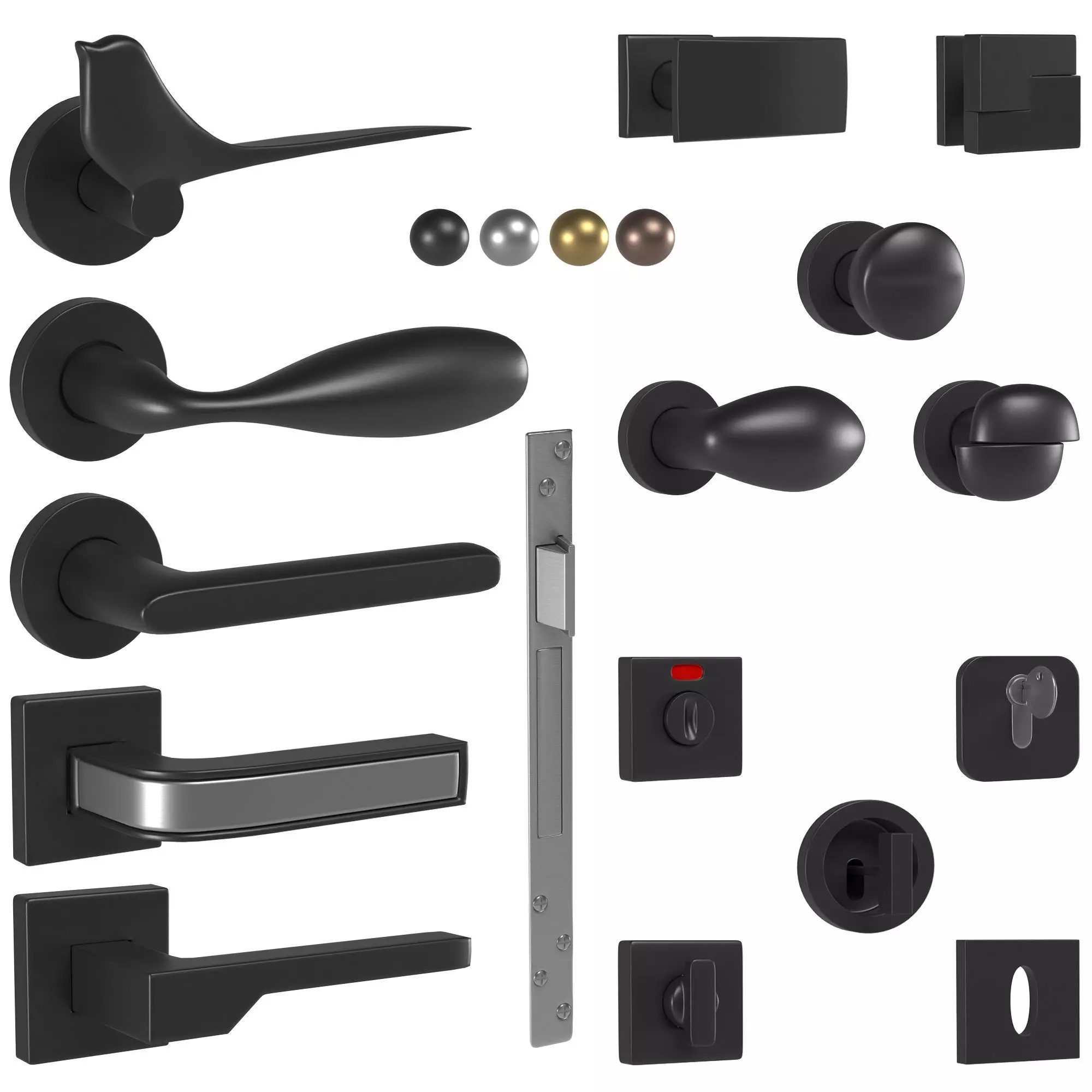  colombo door handles part2 3D model_0