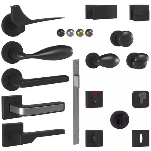  colombo door handles part2 3D model