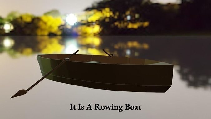 Rowing Boat 3D model