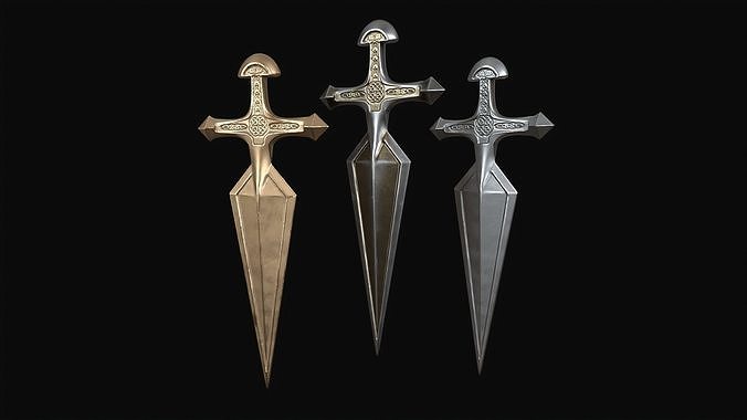 Short knife 3D print model
