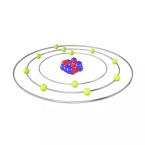 Sodium Chemical Element v1 003 Low-poly 3D model