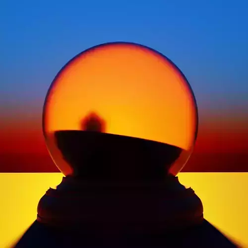 Cristal Ball for christmas or furniture