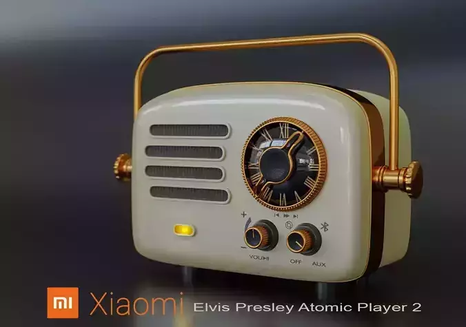 Portable radio Xiaomi Elvis Presley 2 3D model