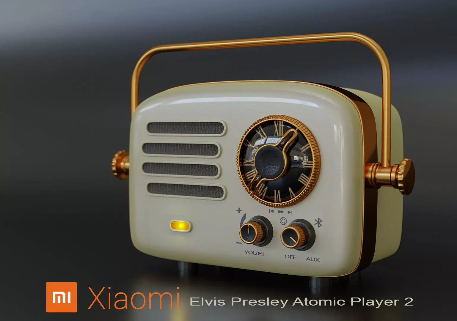 Portable radio Xiaomi Elvis Presley 2 3D model_0