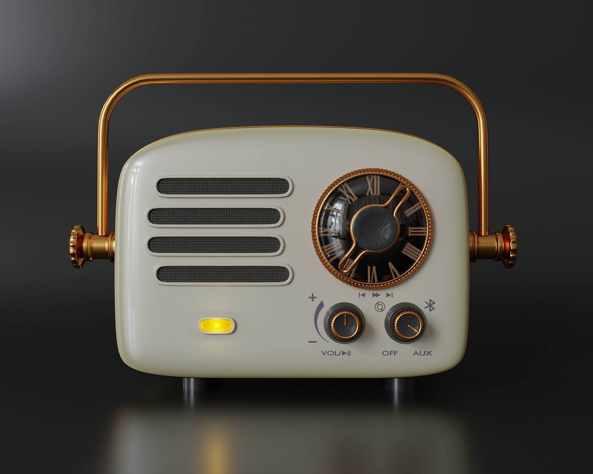 Portable radio Xiaomi Elvis Presley 2 3D model_1