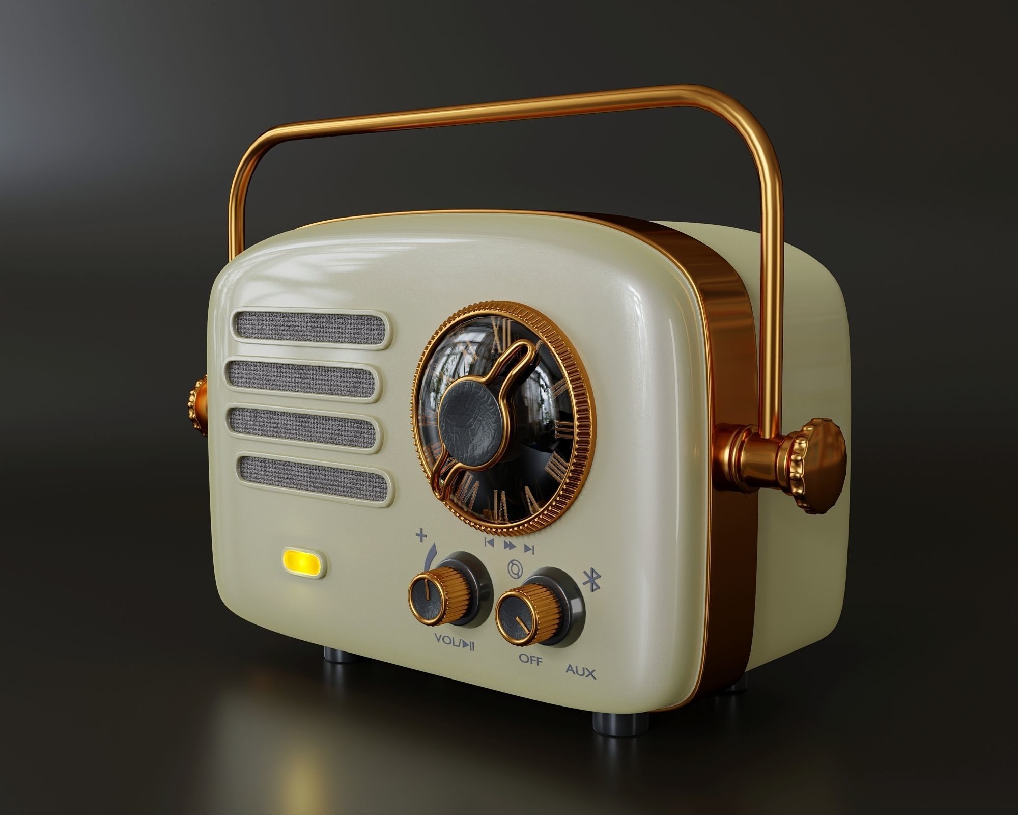 Portable radio Xiaomi Elvis Presley 2 3D model_3