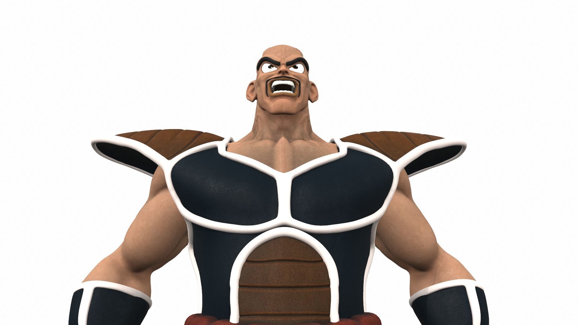 Nappa from Dragon Ball 3D model_6
