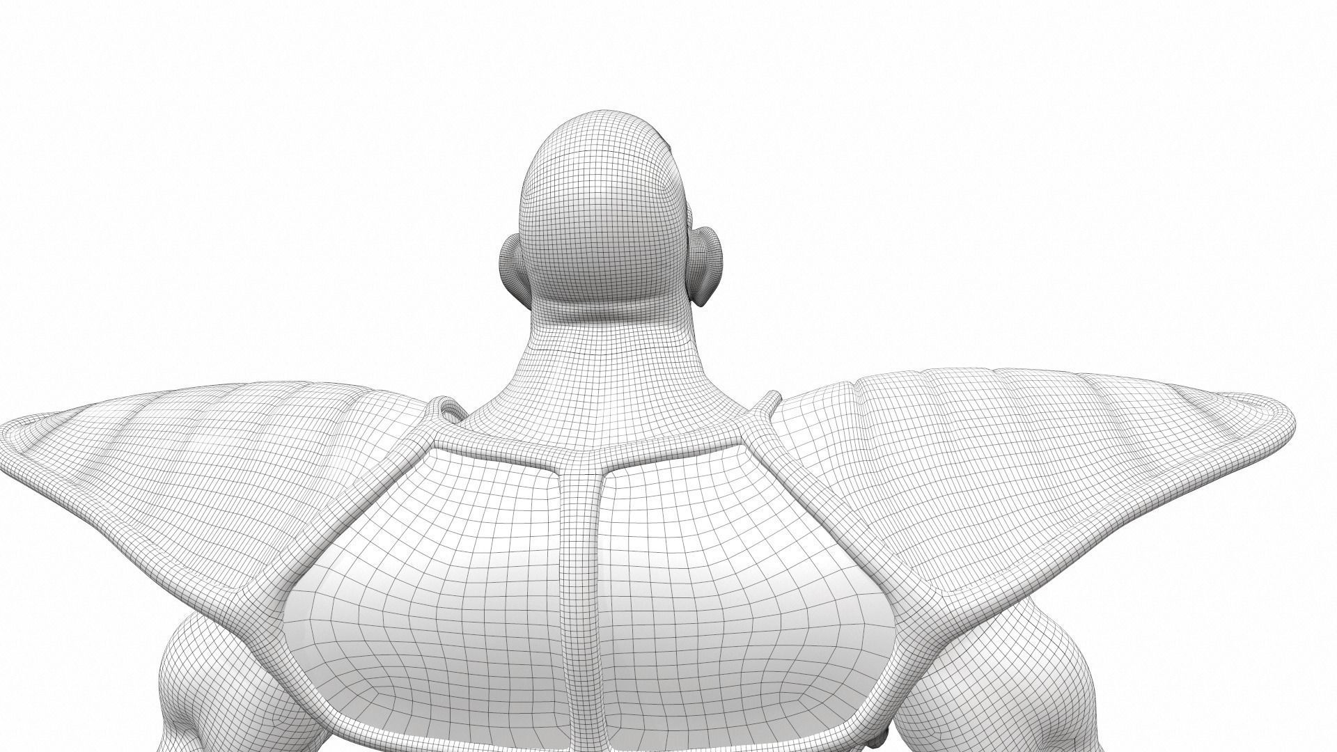 Nappa from Dragon Ball 3D model_27