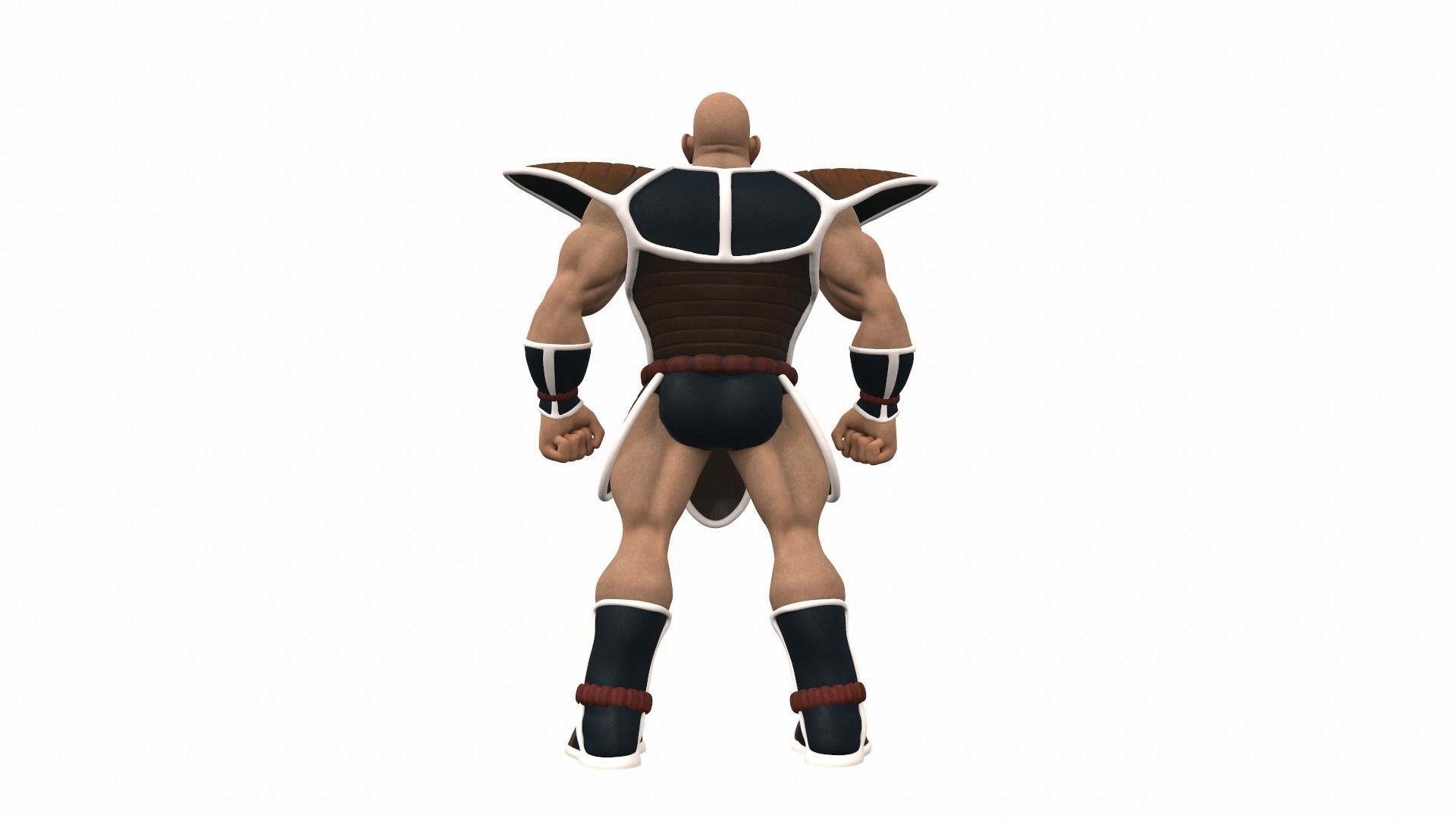 Nappa from Dragon Ball 3D model_4