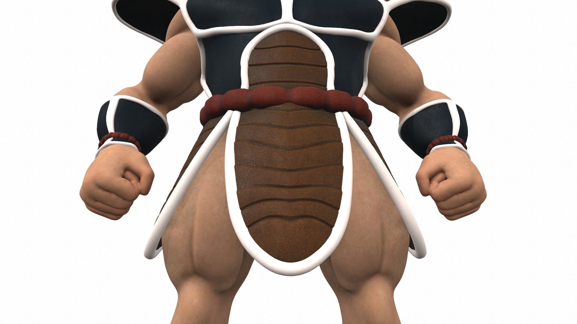 Nappa from Dragon Ball 3D model_7