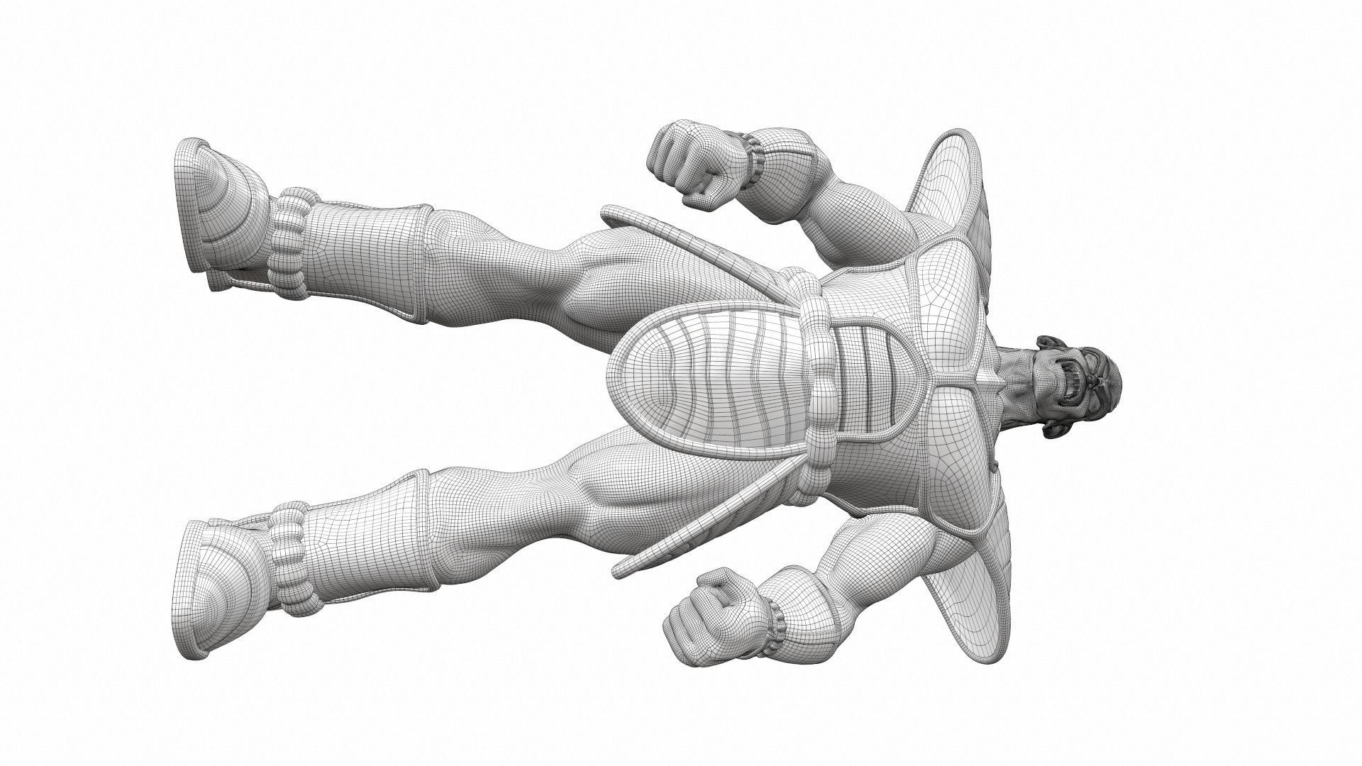 Nappa from Dragon Ball 3D model_19