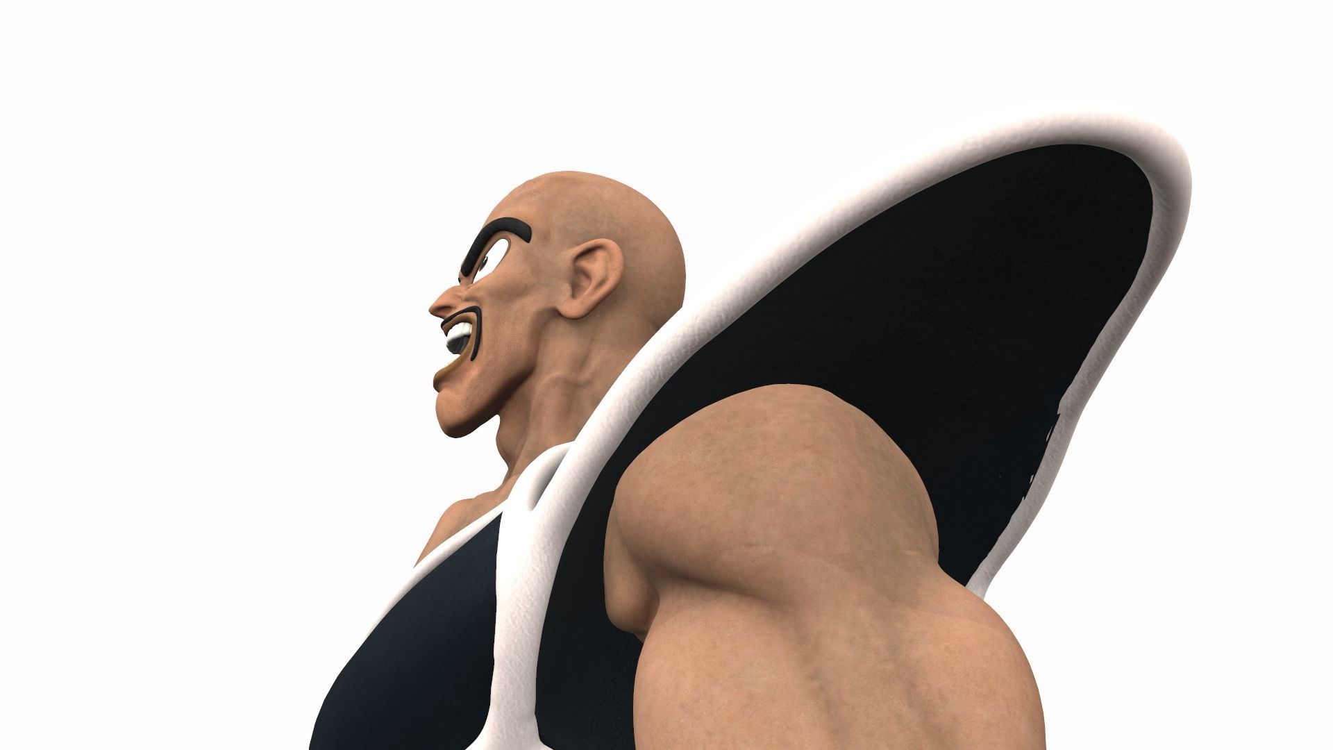 Nappa from Dragon Ball 3D model_12