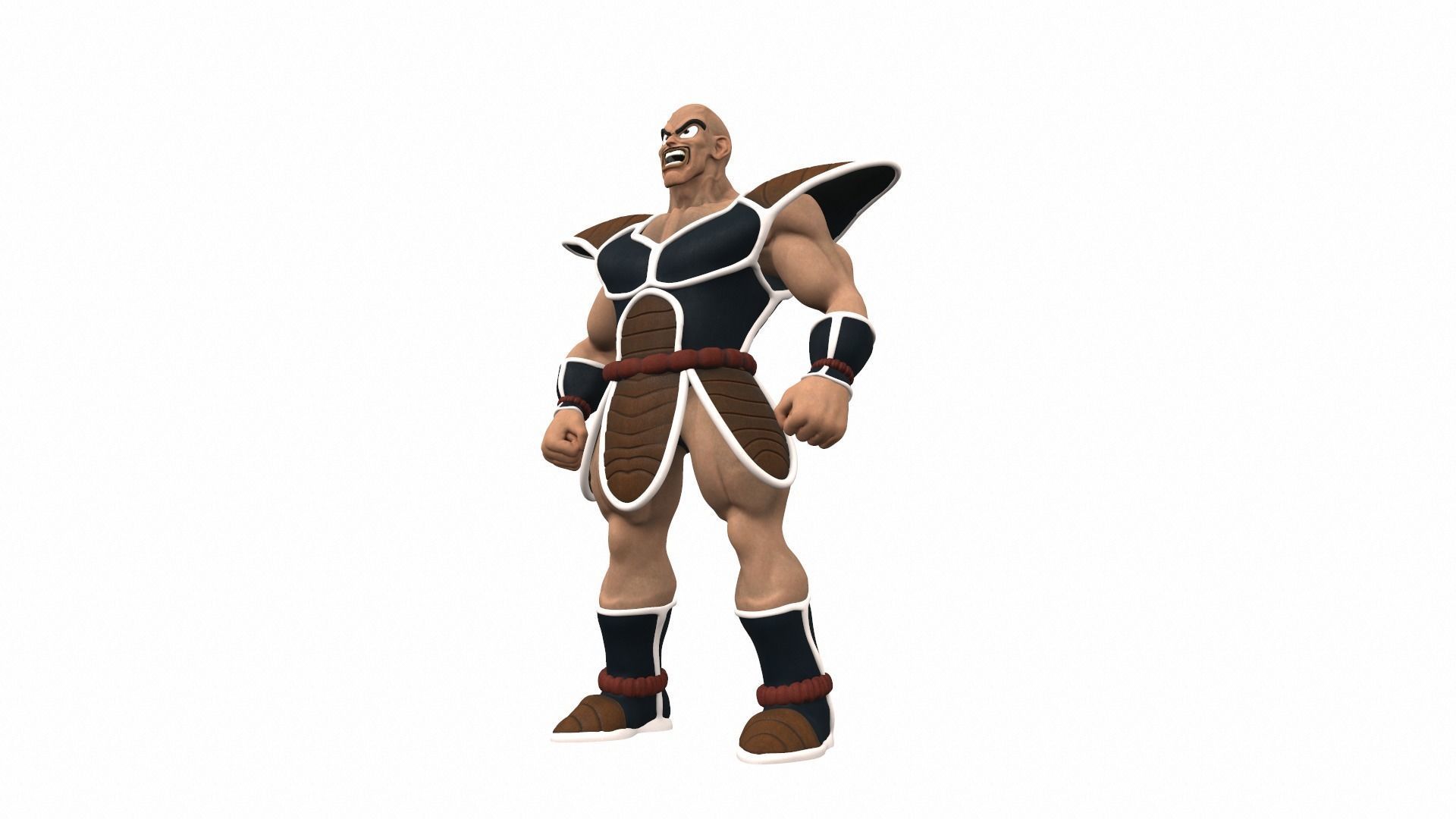 Nappa from Dragon Ball 3D model_1