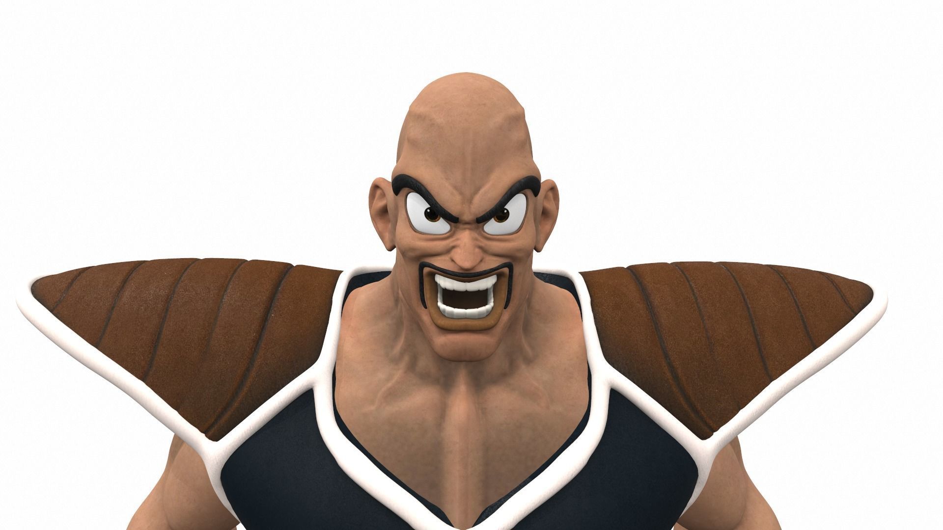Nappa from Dragon Ball 3D model_5
