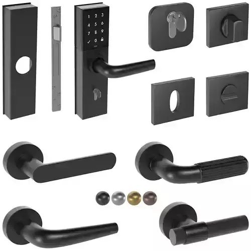 jnf door handles 3D model