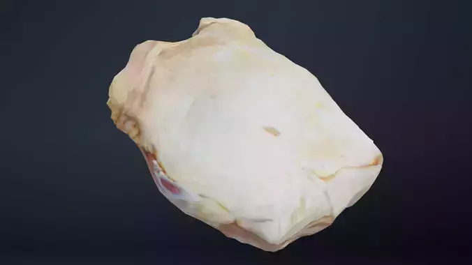 Chicken drumstick  Low-poly 3D model