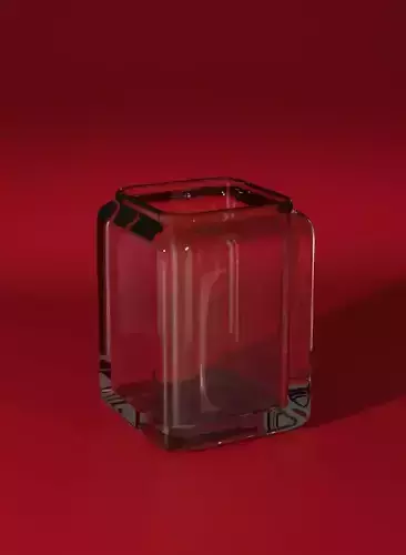 Glass cube