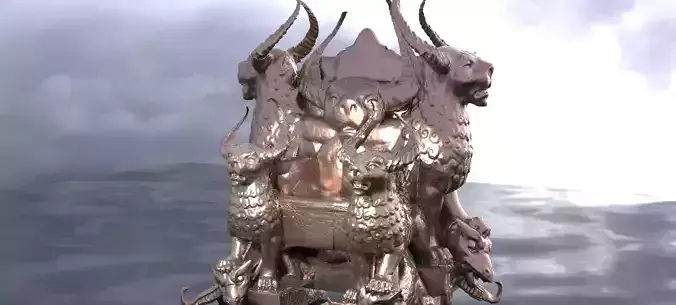 Gilgamesh Ornate Throne 2