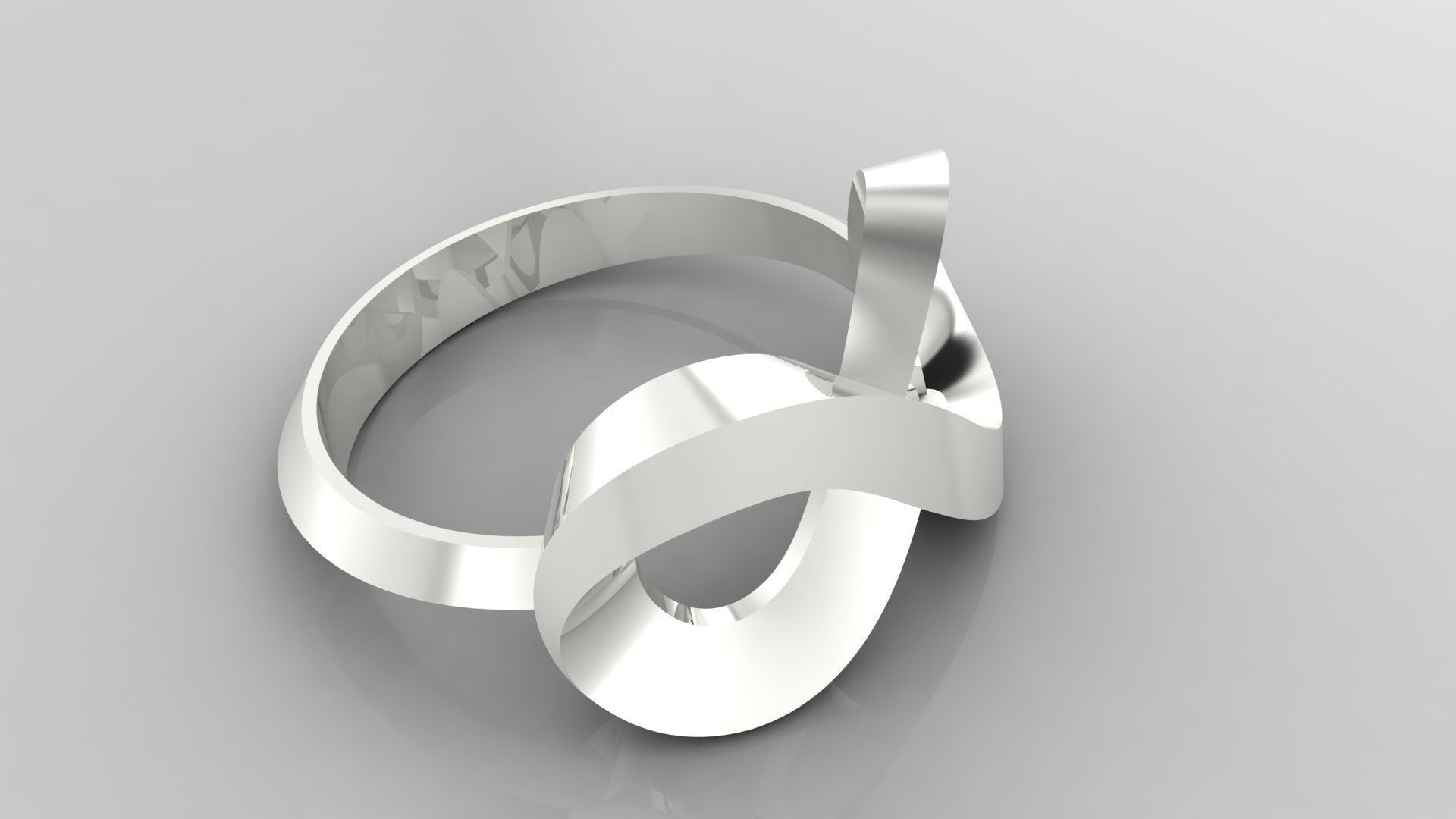 Ring M44 The luxury female ring wedding 3D print model_19