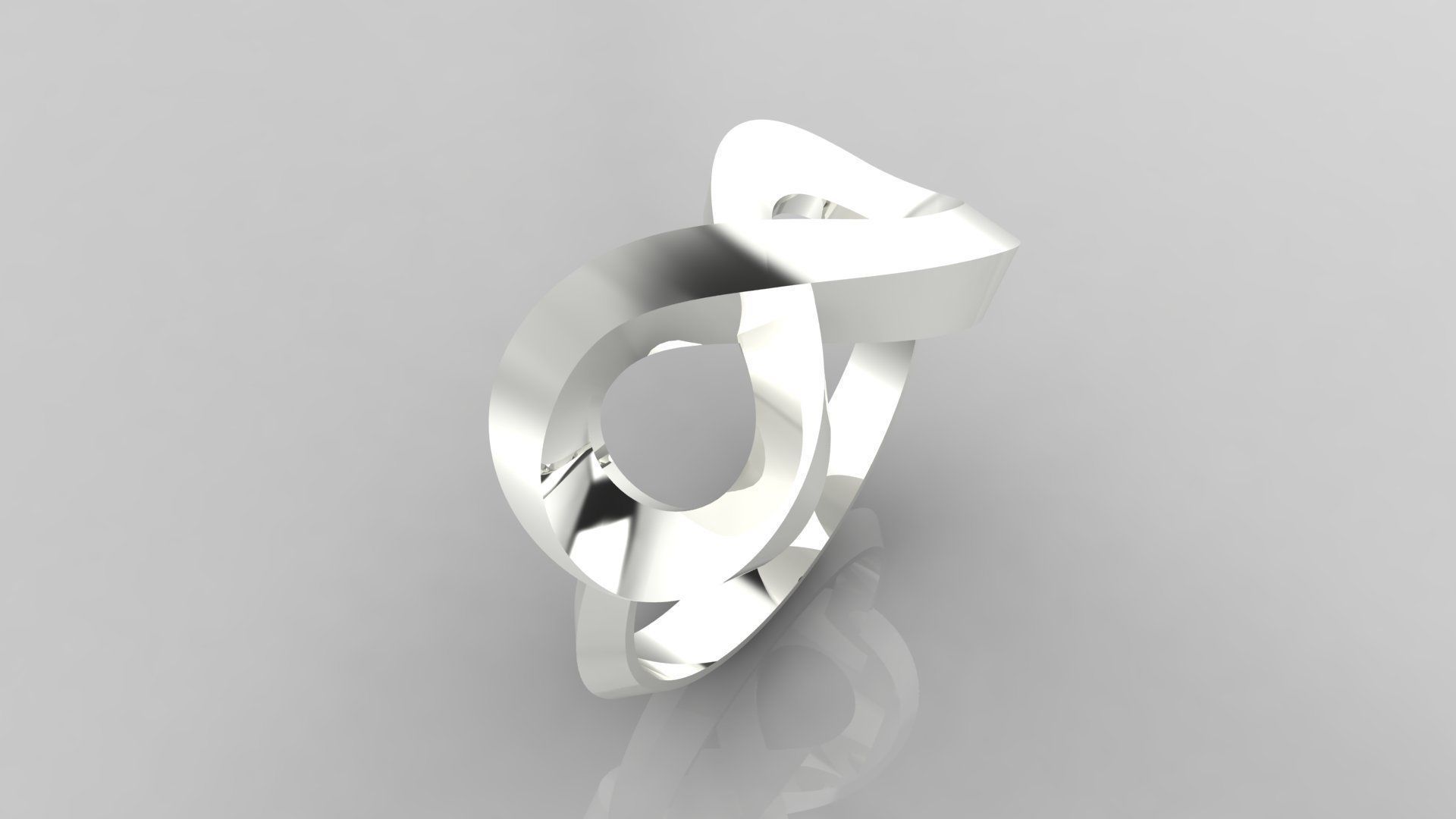 Ring M44 The luxury female ring wedding 3D print model_23