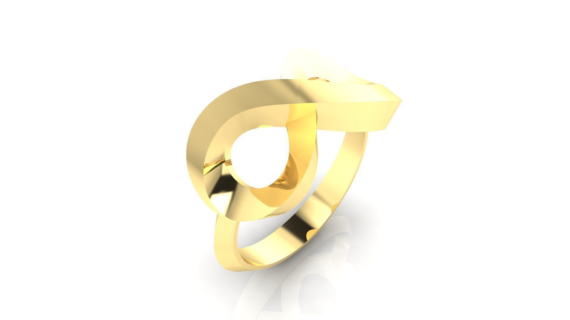 Ring M44 The luxury female ring wedding 3D print model_7