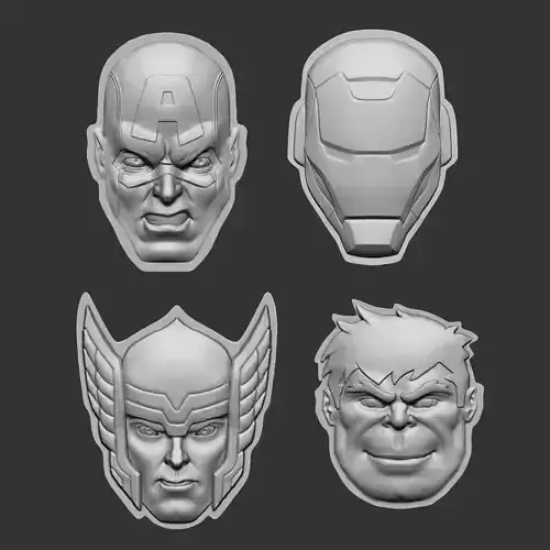 Hero Mask 3D print model 3D print model