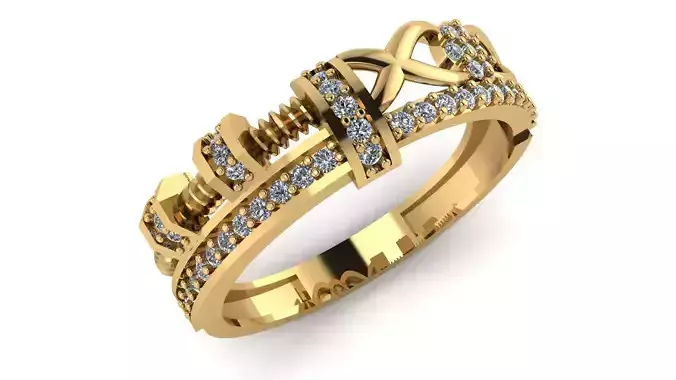 wedding Ring cocktail gemstone printable collection E 015