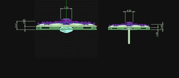 MAROC koftan necklace and earring set 3D model_5