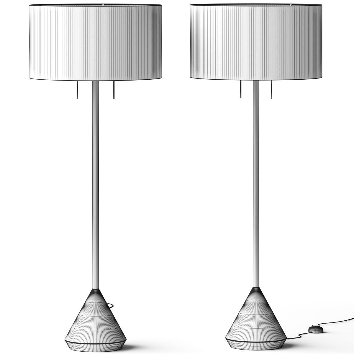 BLU DOT Flask Floor Lamp 3D model_1