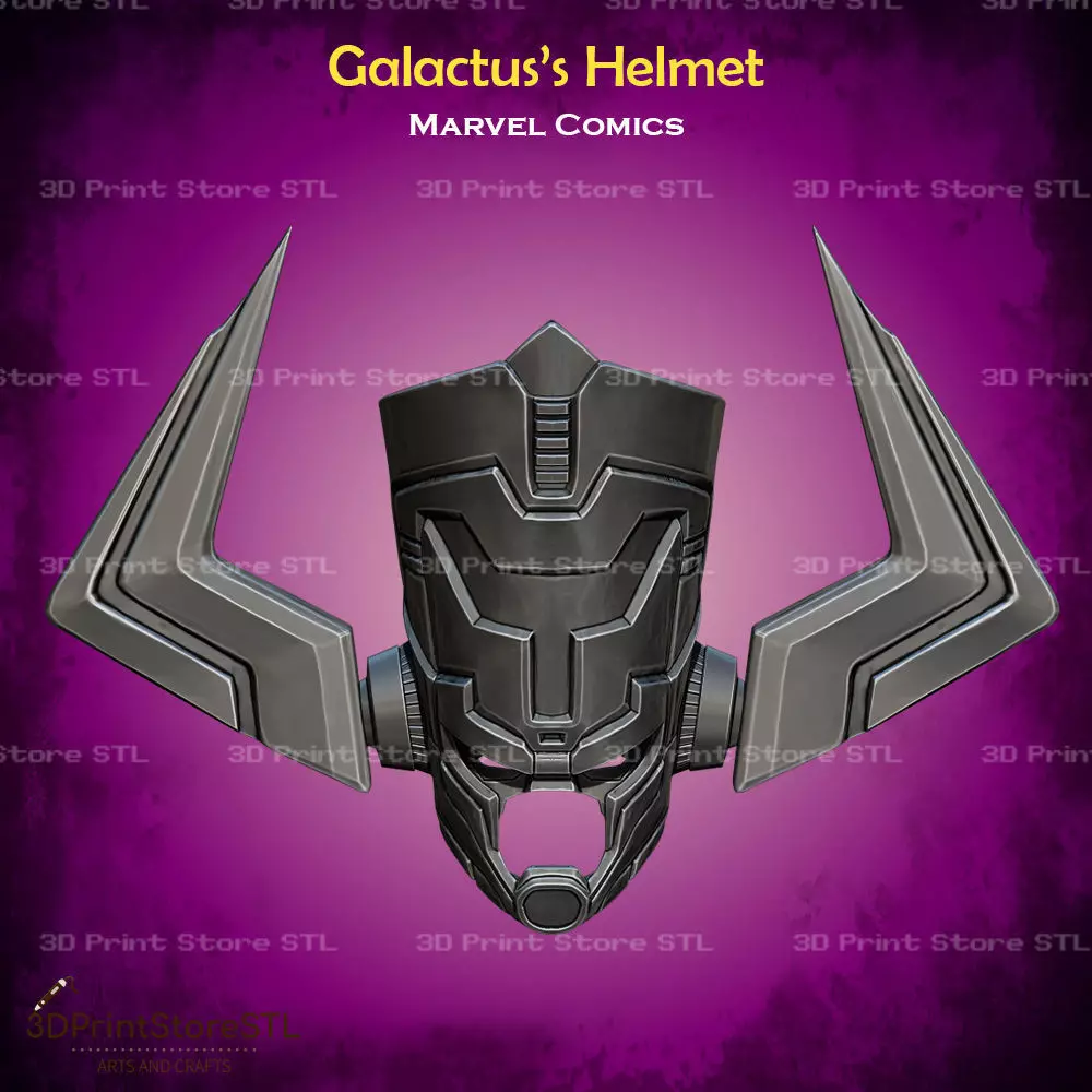 Galactus Helmet Cosplay Marvel Comics - STL File 3D print model_0