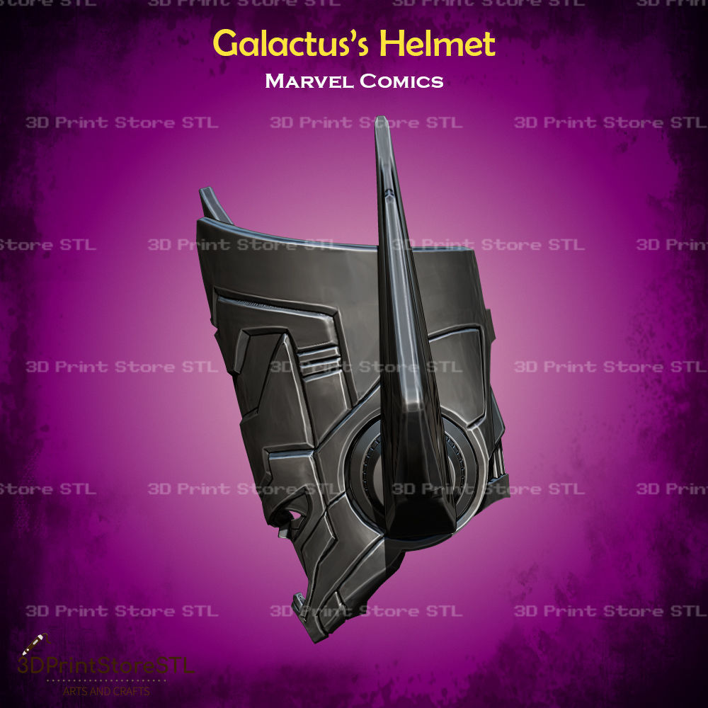 Galactus Helmet Cosplay Marvel Comics - STL File 3D print model_2