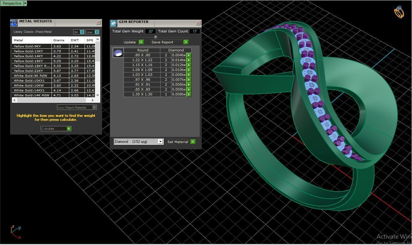 Ring M45 The luxury female ring with gems wedding 3D print model_33