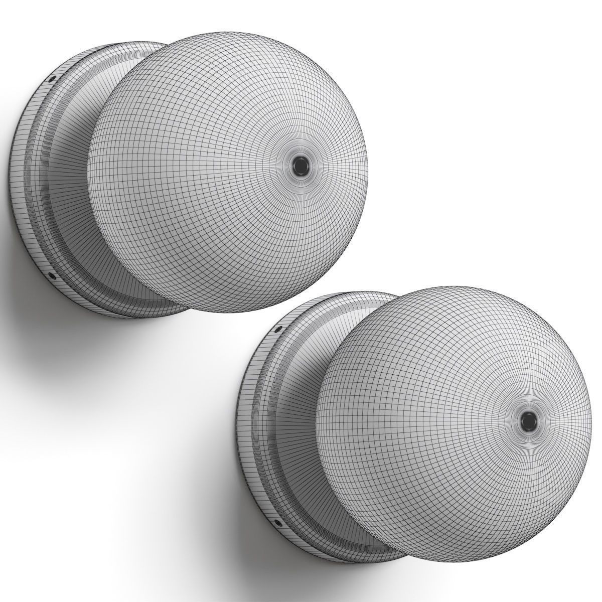 West Elm Hayes Light Sconce Wall Lamp 3D model_1