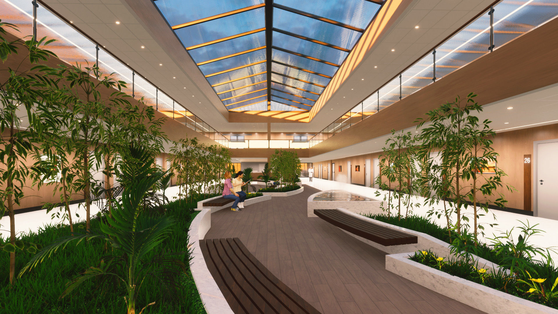 Hospital Building - General Hospital 3D model_8