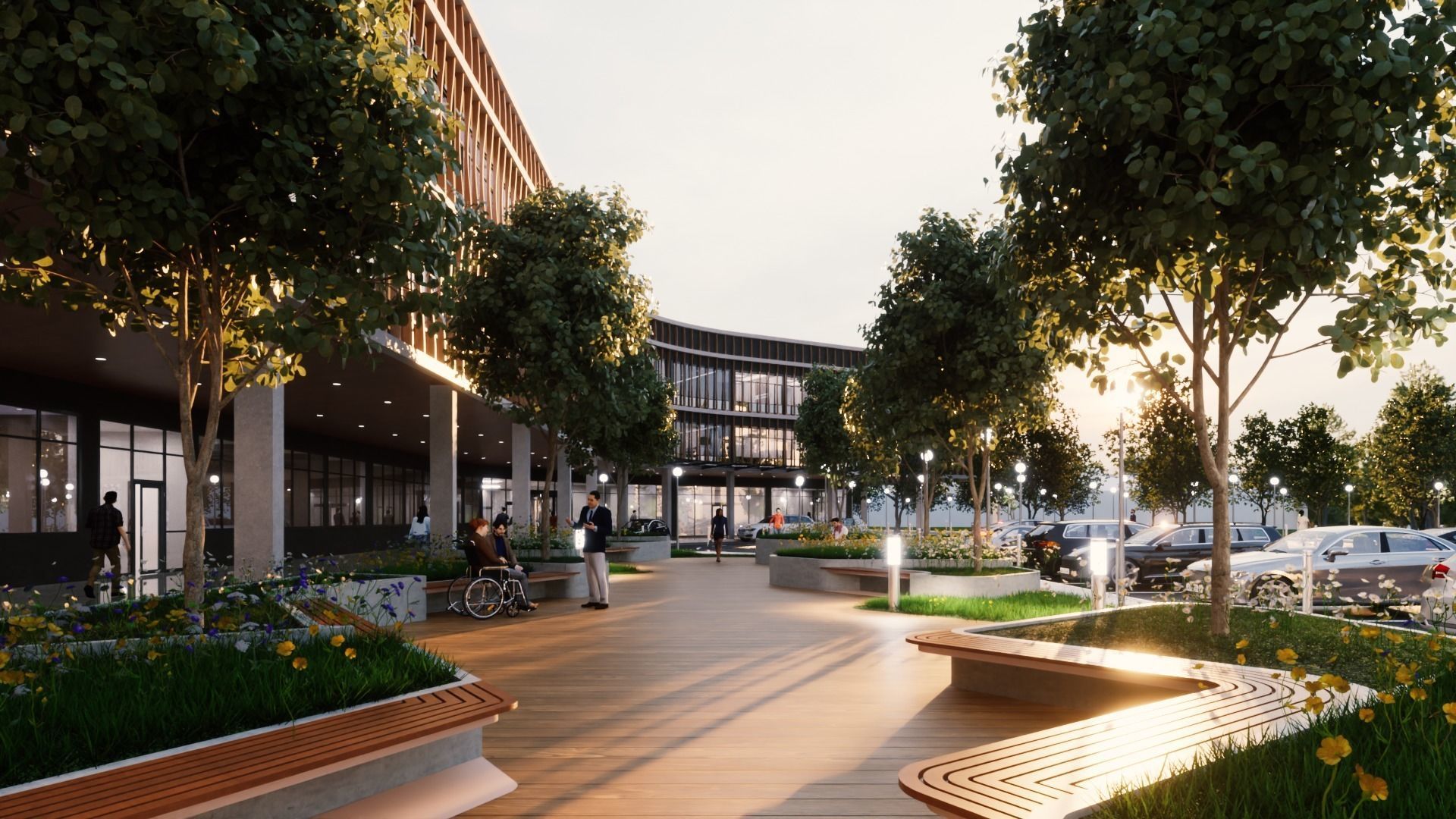 Hospital Building - General Hospital 3D model_16