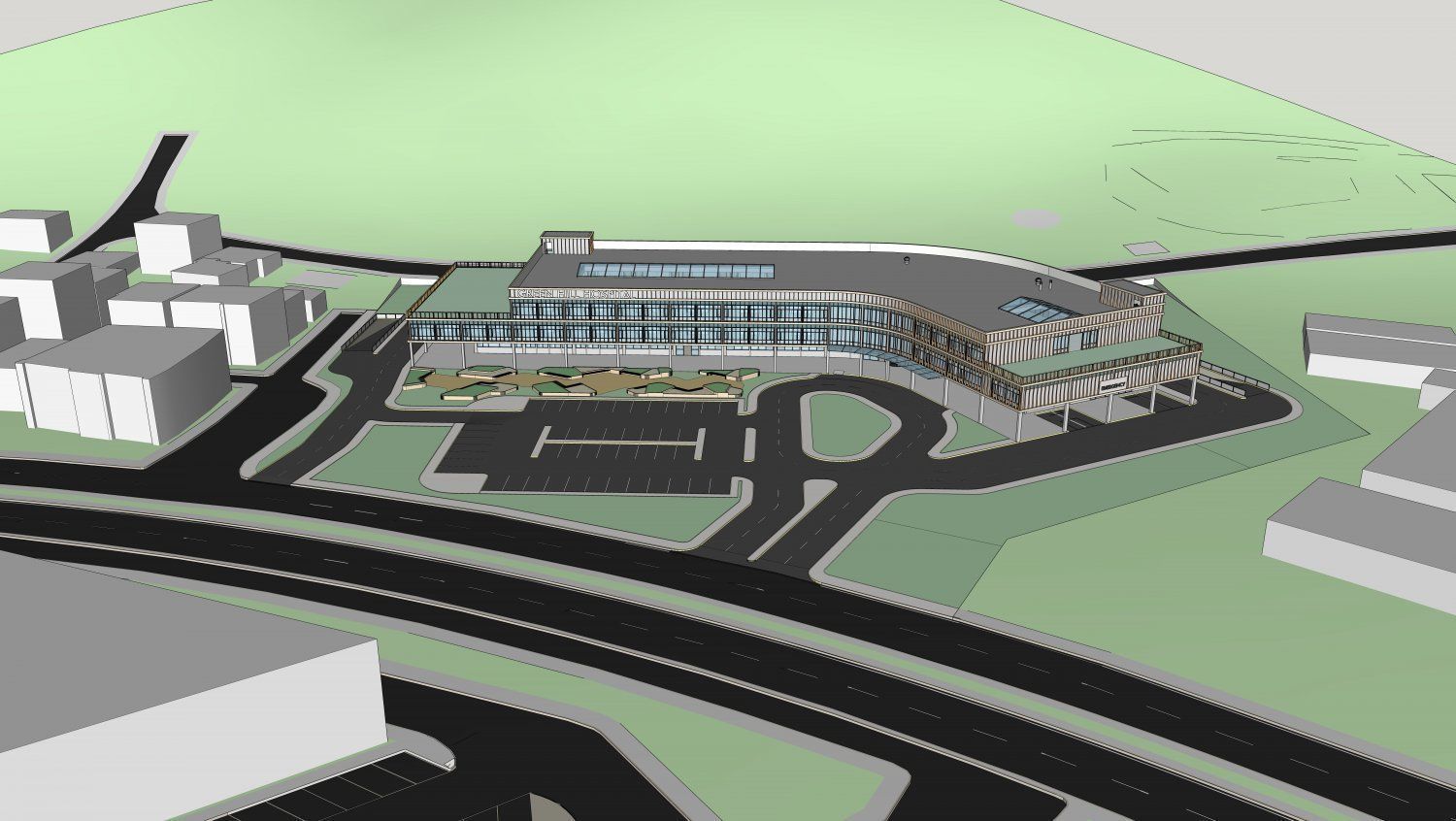 Hospital Building - General Hospital 3D model_14