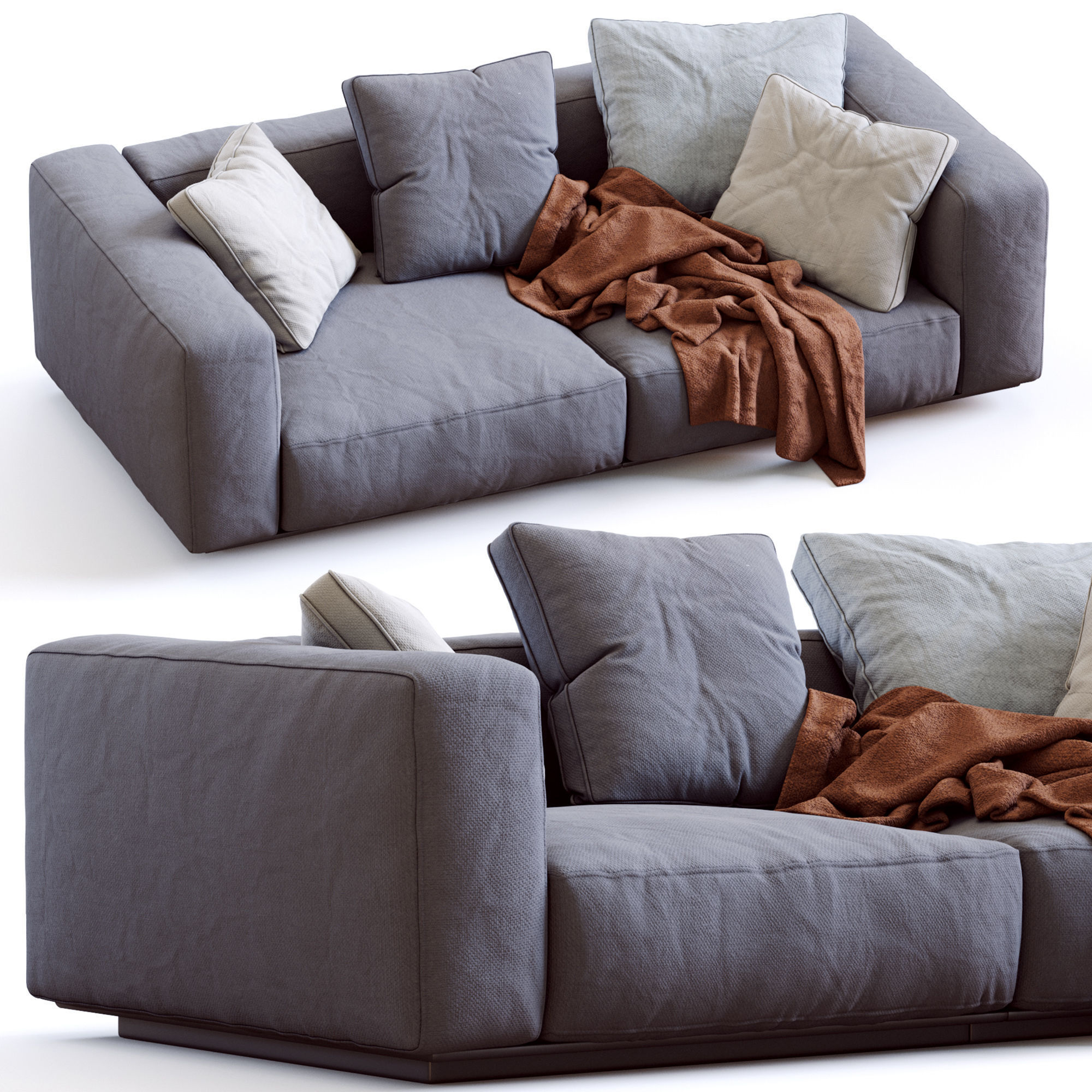 Flexform Sofa GRANDEMARE 3D model_18