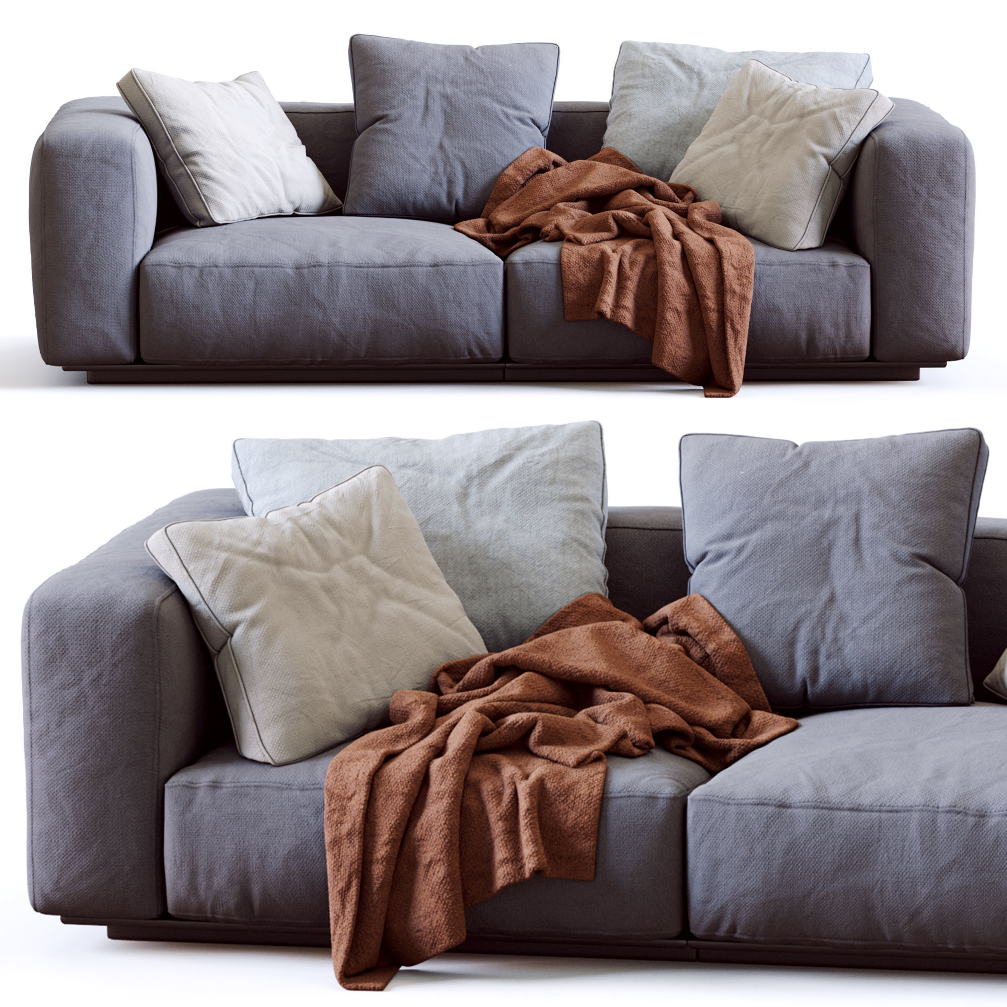 Flexform Sofa GRANDEMARE 3D model_11
