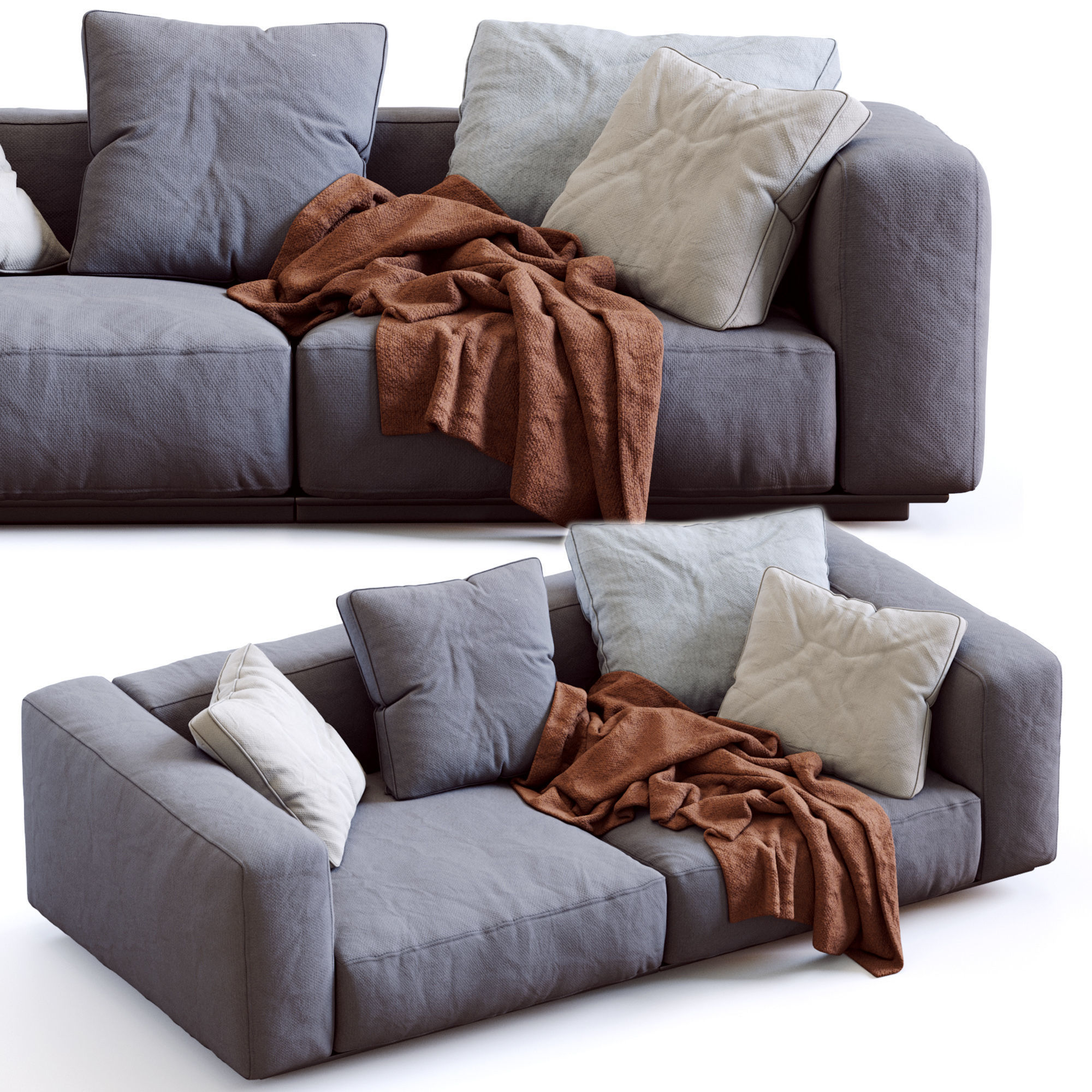 Flexform Sofa GRANDEMARE 3D model_16