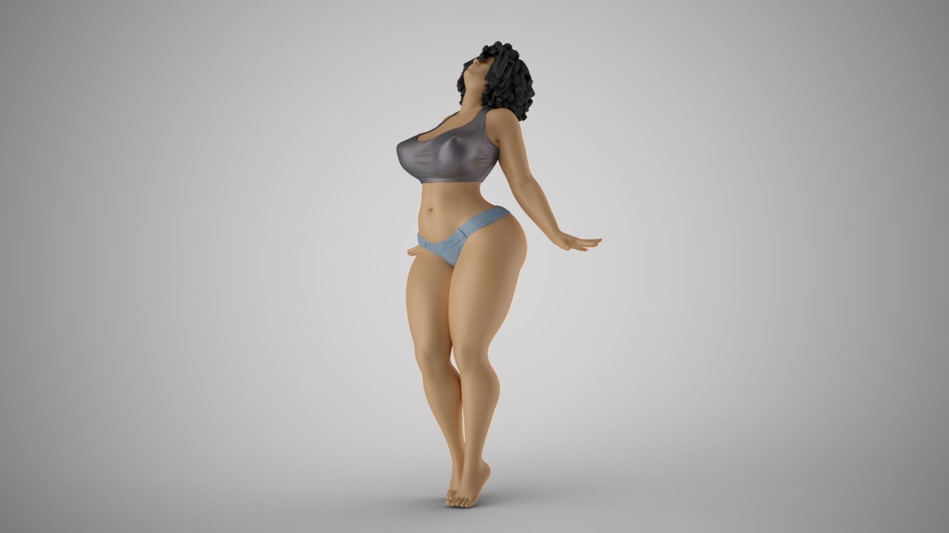 Soul Captive Woman 3D print model_10
