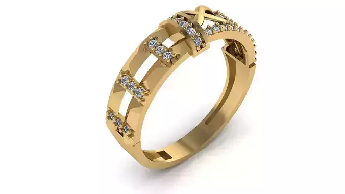 wedding Ring cocktail gemstone printable collection E 026