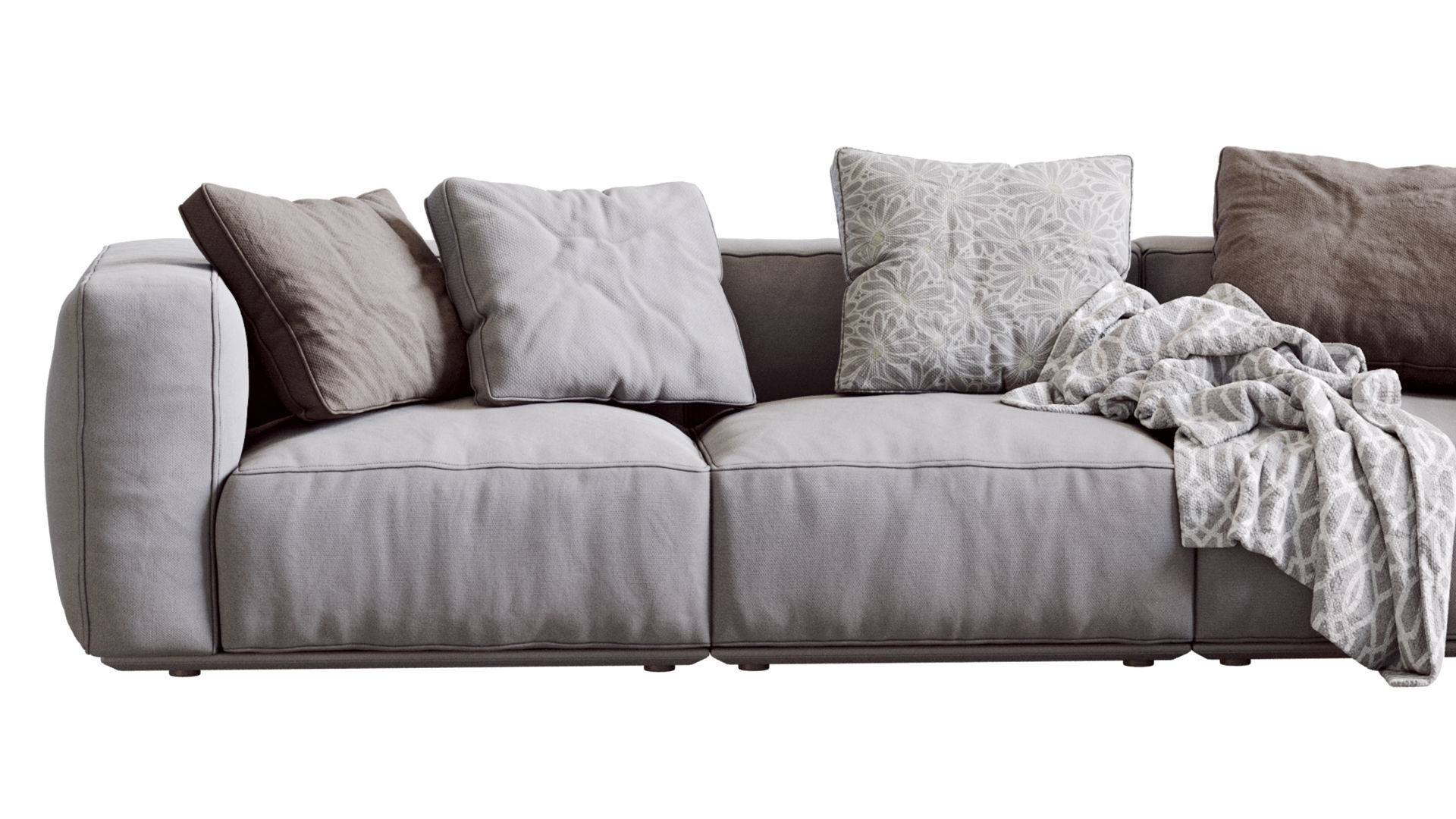 Arflex 1 sofa with pillows 3D model_10